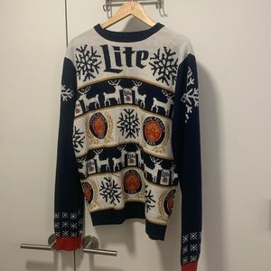 Miller Light Christmas Sweater